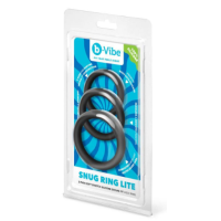 b-Vibe Snug Ring Lite - 3-Pack Silicone Cock Ring